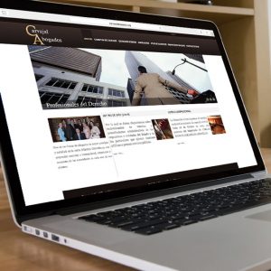 diseño de pagnia web carvajal abogados