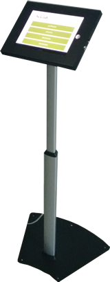 pedestal tablet satisfaccion al cliente