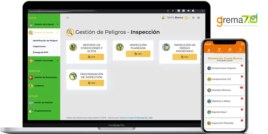 software de seguridad y salud en el trabajo grema 7